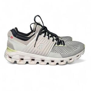 On Cloud X Women’s Running Shoes Size 10 US / 42 EU Gray White Lime Athletic Sne
